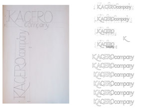 Design process of Kagero logo